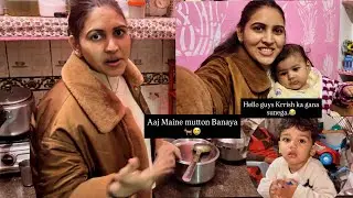 Aaj mutton bnaya bhabhi ne 🤬krish kaa gaana sunega kiya 😈75 days hard challenge  Day .5💪🙏🧿😤😤😤😤