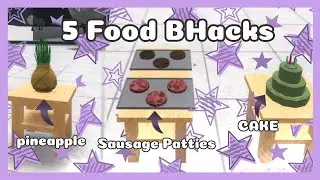 5 Food {BuildingHacks} | Bloxburg