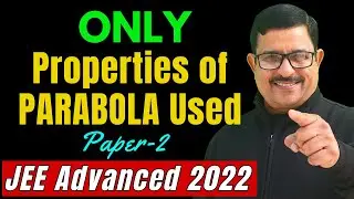 Use Only Properties of Parabola -JEE Advanced 2021 Maths | PARABOLA JEE Advanced PYQ