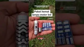 Paket hemat lampu motor led soket h6 #pakethemat #lampumotor #shorts