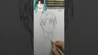 How to draw levi 🔥#leviackerman #levi #aot #attackontitanedit #viralvideo #shorts #anime  #aotships