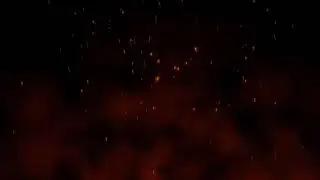 BURNING FIRE PARTICLES EFFECTS FOR CINEMATIC BACKGROUND