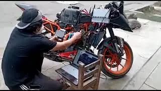 LOTO Oscilloscope || KTM RC 200PUMP TEST with OSC482M