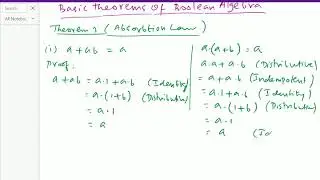 Discrete mathematics  : - ( Boolean Algebra ; Basic theorems ) - 65.