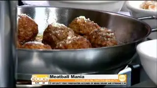 Meatball Mania On The Couch