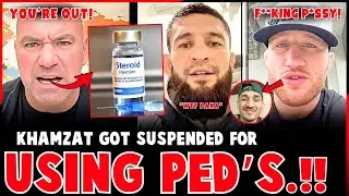 Khamzat Chimaev Got SUSPENDED for USING PED's! | Justin Gaethje GOES OFF on Max Holloway! | MMA News
