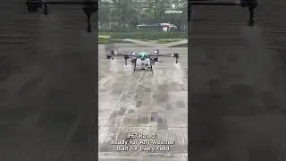Can your drone spray in heavy rain? Ours does. 🌧️-H300 Agricultural drones