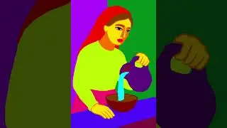 Vid&eacute;o 30 Seconde Sc&egrave;ne de Genre #shorts #shortvideo  #stephanepruvot #digitalpainting #scendegenre