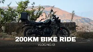 200 KM Bike Ride to My Hometown | First Vlog 🏍️ | Vlog 01