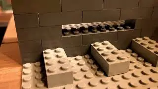 Week 8 of building a Lego Star Wars clone base moc.     Interior command center and armory