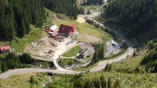 Cascadă Capra și vedere spre Valea Caprei - Capra Wasserfall und Blick ins Capra Tal