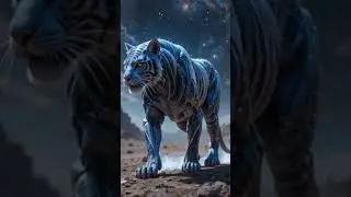 AI Tiger Fusion Magic  #shorts#AITiger #TigerFusion #AlienTiger  #AIArt #AnimalHybrid #FantasyTiger