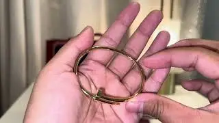 Cartier Juste Un Clou Bracelet Classic Size Unboxing and When Worn | Bellagio Las Vegas