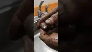 Greasy hands how I clean them now!