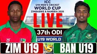 U19 World Cup live &ndash; Bangladesh U19 VS Zimbabwe U19, Live Score & Commentary | live cricket match