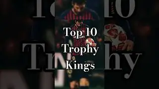 Top 10 Footballers with the most trophies in football history 🏆🔥 #shorts #viralshorts
