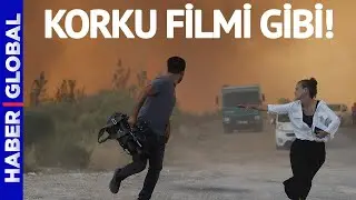 Yangın Yerleşim Bölgesine Giriş Yaptı! Evler Alevler Arasında Kaldı