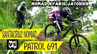 Full Speed, NYARIS CRASH !! di Kemirikebo Downhill Track
