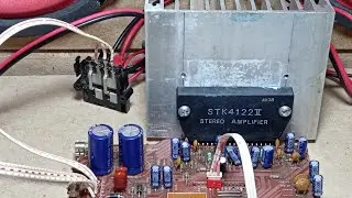 Menghilangkan Mute IC STK4122 Bekas Home Theater Jadul