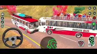 Offroad bus driving bus sim 3d gameplay #offroading #bus #game 