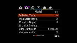 Sony a7RIII Landscape Menu Settings