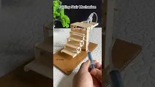 Folding Stair mechanism * Dcmotor | #youtubeshorts #dcmotor #shorts #motor #tech #diy