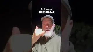 Cooking  and camping with truck 4x4 living with Isuzu NPS 300