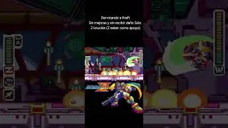 Derrotando a Kraft sin mejoras y sin recibir da&ntilde;o Solo Z knuckle #megamanzero4 #megaman #rockman