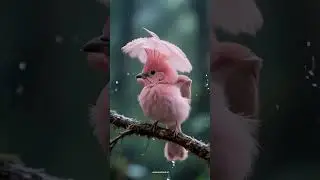 Beautiful Bird in Rainy Season 🌧️ | Cinematic AI Visuals 4K