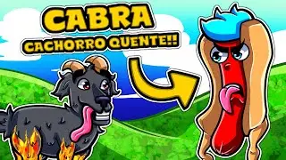 Virei um CACHORRO QUENTE!! - Goat Simulator 3