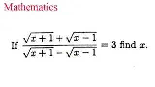 find the value of x | #ioqm2023  | #inmo  | #imomaths | Olympiad Maths problem solution