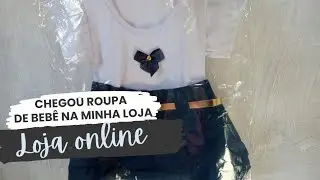 Chegou roupa de bebê na minha loja online infantil/loja no sítio
