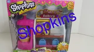 Shopkins Spin Mix Bakery Stand Playset Unboxing Toy Review