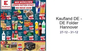 Kaufland DE - DE Folder Hannover 27-12 - 31-12