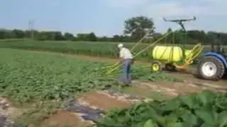 Penns Creek Welding's Boom Sprayer in Use