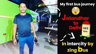 Jalandhar to Delhi bus || luxury AC sleeper Bus wifi toilet #intercity #smartbus @Iamrsbiker