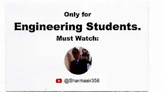 # Lecture - 3,Only for Engineering students in hindi..