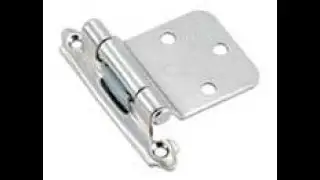 Amerock AMBP7630 26 Polished Chromium Modern Design Face Mount Hinge   1 Pr