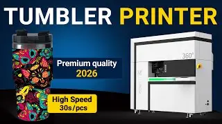 Tumbler Printer &ndash; High-Speed UV Printing for Water Bottles & Cylindrical Products | MTuTech