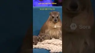You are NOT the father!  #funny #animals #awawa #hyrax #rockhyrax