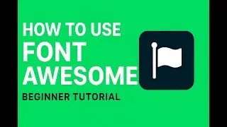 How to Use Font Awesome Icons in Your Website | Beginner Tutorial