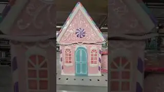 Керамический домик в форме пряничного человечка из банки для печенья &mdash; 14,99 долларов &mdash; Розовый д...