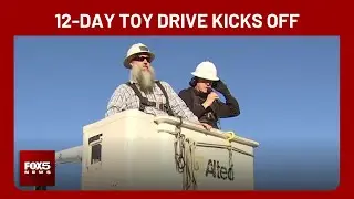 Las Vegas radio host to camp on scaffold for 12 days to promote toy drive