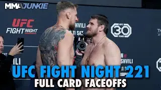 UFC Fight Night 221 Full Fight Card Faceoffs From Las Vegas