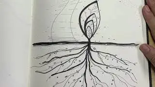 Doodle story of Building strong roots