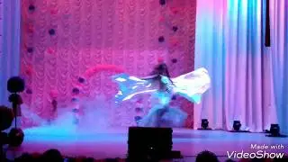 Superb Belly Dance Show! Training & Performance! Model Evgenia Buzykina. Miss World Russian Beauty