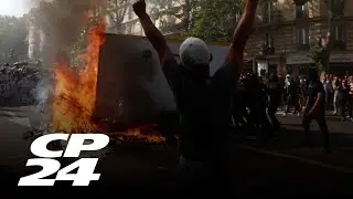 Protests erupt across France after teen killed during traffic stop