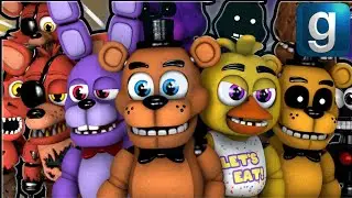 Gmod FNAF | Фредди и его друзья превращаются в детей!
