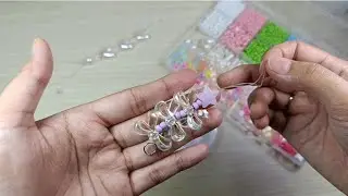 Making key chains from beads || DIY beads
