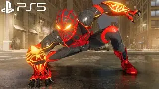Spider-Man Miles Morales PS5 - S.T.R.I.K.E Suit Free Roam Gameplay (4K 60FPS Performance RT)